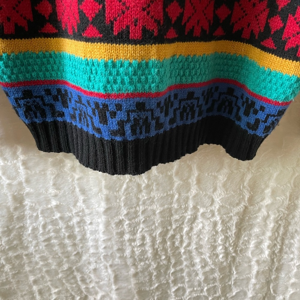 Elevenparis: Mens multi color Knit Sweater (S). - Picture 5 of 12